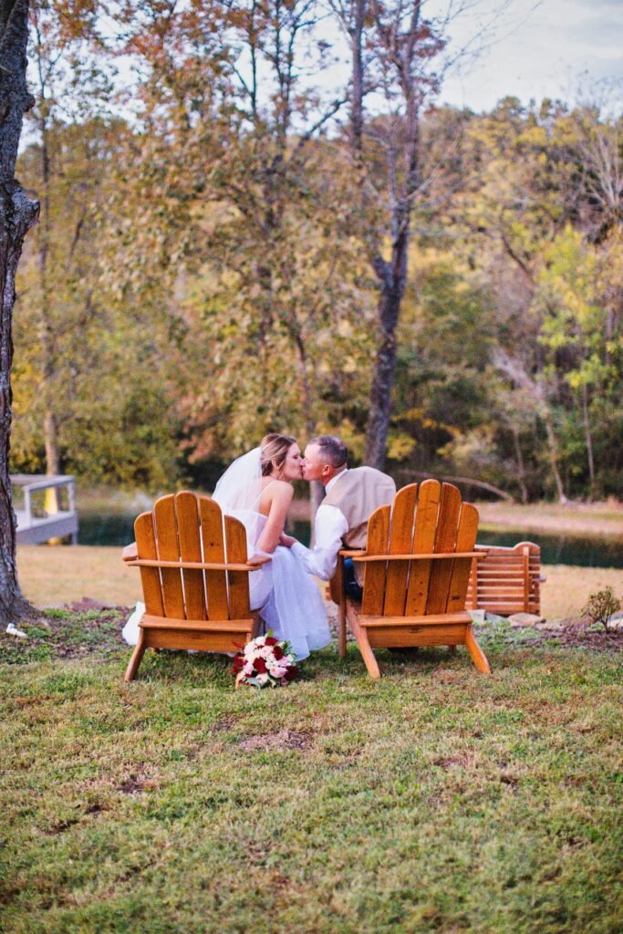 Real wedding at Grandpas Barn, Mountain Home AR
