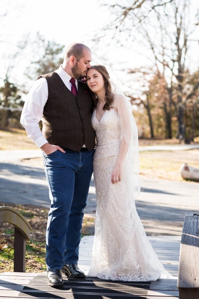 Real wedding at Grandpas Barn, Mountain Home AR